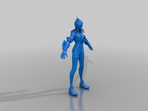 overwatch tracer Spiele 3d print model - Mito3D