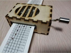 laser cut diybox 15 note musicbox audio 3d print model - Mito3D