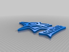 horus keyfob keychains lancer rpg 3d print model - Mito3D