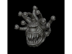 beholder dnd miniature creatures 3dprintable dangeons dragons dungeon pathfinder mini rpg game tabletop games gaming 3d print model - Mito3D