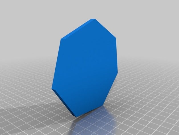 heptágono arte 3D print model - Mito3D