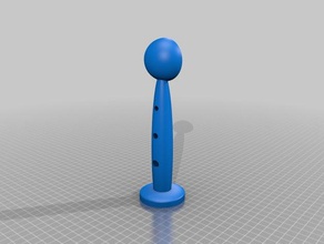 coffee measure spoon tamper 56mm remix kitchen dining 3d print model - Mito3D