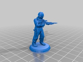 moderne Soldat laser-Gewehr - Spielzeug Spiele gunner gunners Waffen lazer Maschinengewehre Gewehre Soldaten Krieg Kriegsführung 2 Weltkrieges ww2 3d print model - Mito3D