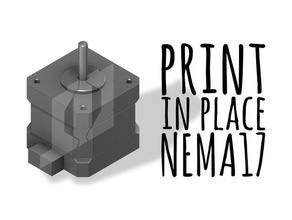 imprimir lugar nema17 de rotação do eixo motor 3d impressão manequim divertido fusão 360 brinquedo 3d print model - Mito3D