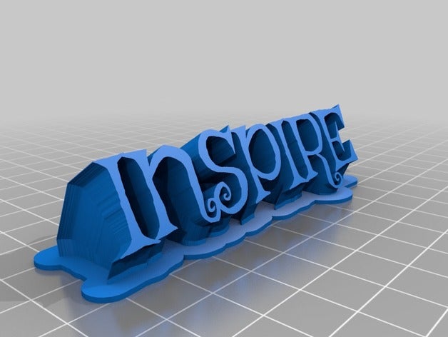 inspire office customized 3D print model - Mito3D