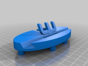 metal ipadphonestandpolished moda 3d print model - Mito3D