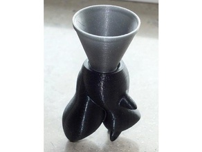 screw-on funnel squirrel salt pepper shaker kitchen dining 3d print model - Mito3D