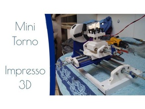 mini tour, torno l'ingénierie minilathe nsfw 3d print model - Mito3D