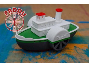 paddli banheira simples boat toy game accessories bathtubboat boats children float floats kids nsfw paddle paddleboat ship ships 3d print model - Mito3D