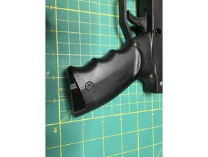 tippmann a-5 grip bottom sport outdoors asa plug a5 trigger frame 3d print model - Mito3D
