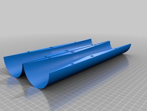 venturi flow measurement astm profile parts openscad 3d print model - Mito3D