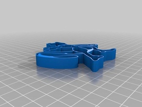 mewtwo cookie 3d impresión 3d print model - Mito3D