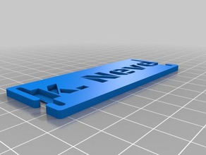 my customized molle name tag text size 15 sport outdoors 3d print model - Mito3D