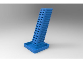 tower storage office organization organizer sd card holder stand usb 3d print model - Mito3D