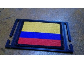 flag plate molle system 3d printing 3d print model - Mito3D