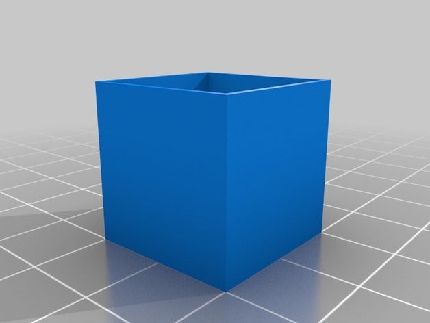 cubo para calibrar el fluxo 3d impressão 3D print model - Mito3D