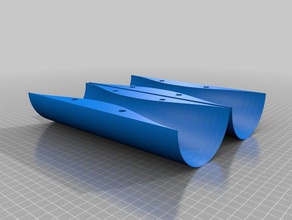 sinusoidal venturi flow measurement parts openscad 3d print model - Mito3D