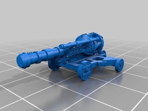 ratty zap zapp cannon games 10mm dnd miniature epic scale gameing tabletop gaming wargames wargaming warmaster war wargame 3d print model - Mito3D