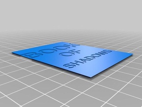hide book shadows containers customized 3d print model - Mito3D