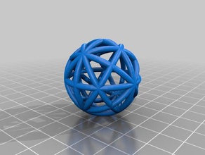 my customized cool sphere math art 3d print model - Mito3D