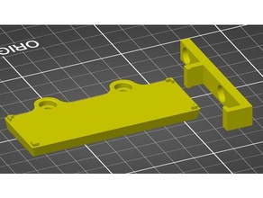 magnetic attaching stowing prusa mk3s screen cover 3d printer accessories 3d print model - Mito3D