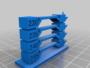 temptower petg 230 245 3 d baskı testler 3d print model - Mito3D