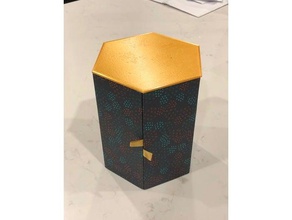 ikea esagonale scatola anilinare coperchio di sostituzione parti 3d print model - Mito3D