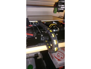 zonestar m8r2 7x7 cable chain brackets axis 3d printer parts p802 3d print model - Mito3D