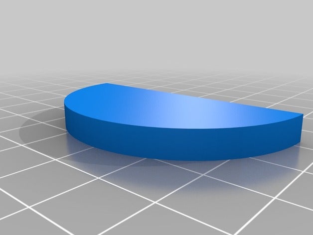 semi circle art 3D print model - Mito3D
