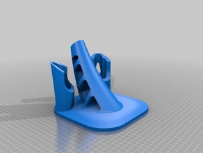 htc vive secretária - azul-pulseira versão 3d print model - Mito3D