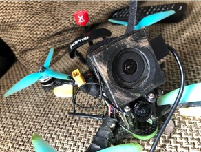 gopro kwad monte hobby caso drone sessione di montaggio quad quadcopter tpu 3d print model - Mito3D