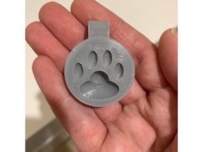 cat paw encanto accesorios accesorio la pulsera el collar perro pawprint mascota 3d print model - Mito3D