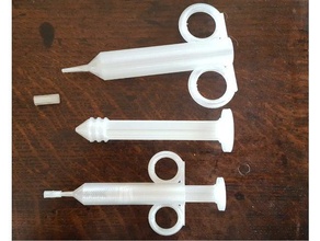general purpose hobby syringe diy calligraphy glue gun grease icing piping nsfw oil can 3d print model - Mito3D