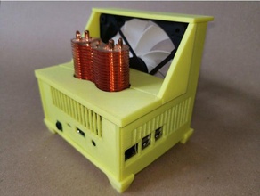 raspberry pi case-120mm-Lüfter tower-Kühler andere Kühlkörper 3d print model - Mito3D