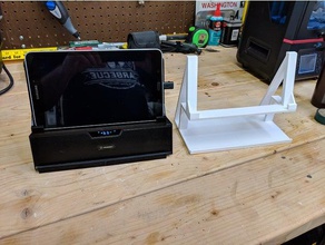 tablet bluetooth hoparlör standı 3d print model - Mito3D