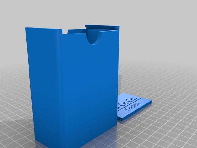 la cubierta sola caja juegos personalizado 3D print model - Mito3D