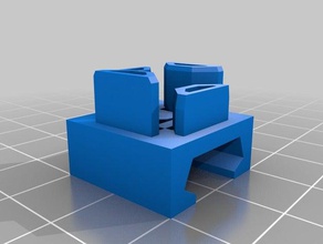 ender 3 guía de filamento sin pin 3d la impresora accesorios aluminio extruido 3d print model - Mito3D