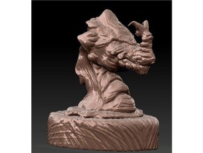 dragon bust horse chess piece 3d print model - Mito3D