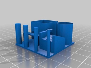 Impressora 3d de teste impressão testes balanços a retração única linha 3d print model - Mito3D