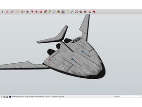 nasa-shuttle 3d drucken Raum 3d print model - Mito3D
