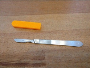 scalpel 3 cap tools case razor safety 3d print model - Mito3D