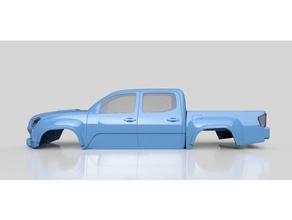 toyota tacomataco v3 échelle de dimensionnement rc des véhicules axial scx10 wraith crawler voiture camion redcatracing redcat racing modèle à l'échelle traxxas slash trx4 3d print model - Mito3D