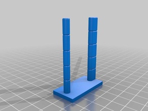 3 mm 11 de retracción la calibración los pilares 3d impresión pruebas prueba 3d print model - Mito3D