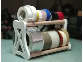 Band-Halter diy scotch tape Unterstützung 3d print model - Mito3D