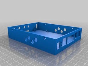 simple box mikrotik routerboard rbm33g electronics 3d print model - Mito3D