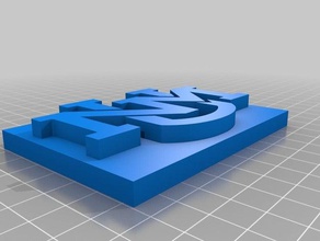 Üniversitesi new mexico monogram tarar kopyaları unm logosu 3d print model - Mito3D