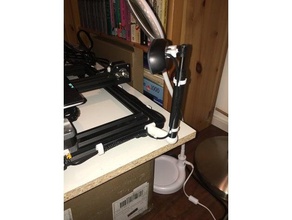 cr-10s logitech cam mount clable clip 3d printer accessories 3d print model - Mito3D