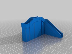 my customized scale footbridge buildings structures 3d print model - Mito3D