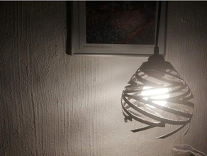 turbinis lamp shade household supplies design fusion360 lampshade 3d print model - Mito3D