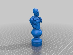 marvel, deadpool xadrez 3d impressão 3d print model - Mito3D